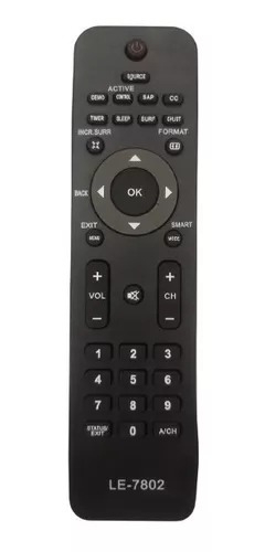 CONTROLE REMOTO PHILLPS LE-7802 / CÓD.26130