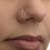 Piercing de Nariz Argolinha Prata Com Strass Transparente Aço Cirúrgico / CÓD. 7911104