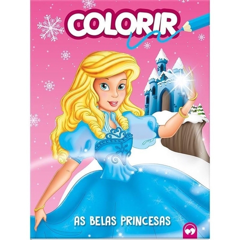 LIVRO INFANTIL COLORIR AS BELAS PRINCESAS COM 16 PÁGINAS / CÓD.7911144