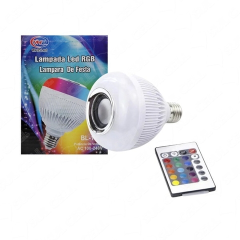 LÂMPADA BLUETOOTH LED RGB BL-107 / CÓD.7911173