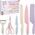 KIT DE FACA COLORIDO PEQUENO 6 PEÇAS / CÓD.7903099