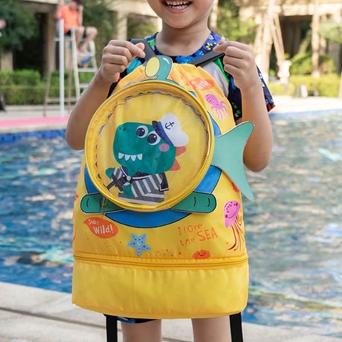 BOLSA DE NATAÇÃO PERSONAGEM SIMPLES C/PORTA SAPATO/ CÓD.7911787