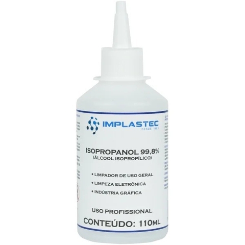 ISOPROPANOL 110ML C/BICO APLICADOR / CÓD.165