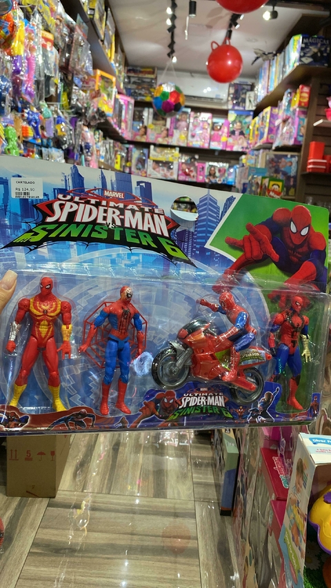 BRINQUEDO HOMEM ARANHA CARTELADO/CÓD.7910145