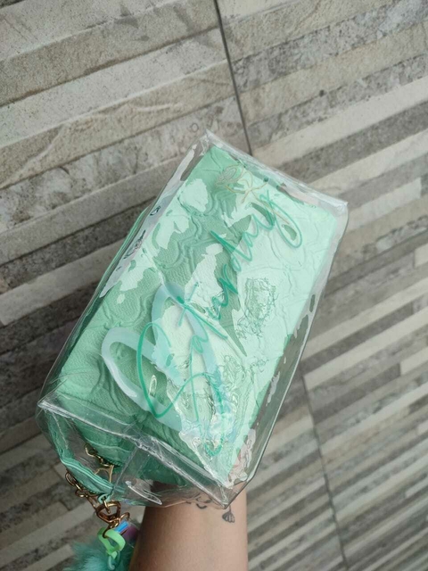 ESTOJO DUPLO COM CAPA TRANSPARENTE 2 EM 1/CÓD.7913394