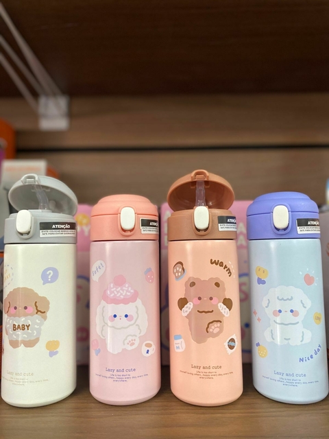 GARRAFA TÉRMICA INFANTIL C/CANUDO ML-211 A HAPPY DAY/ CÓD.7911654 - comprar online