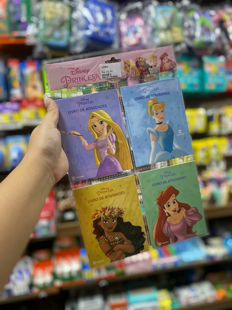 LIVRO DE ATIVIDADES PRINCESAS SOLAPA 10,5 X 13,5/CÓD.7914885 - comprar online