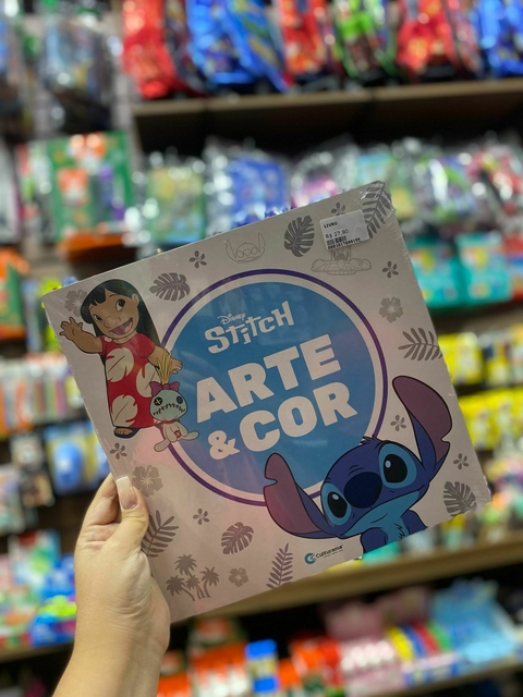 LIVRO INFANTIL DE COLORIR STITCH ARTE E COR 27 X 27CM 36 P/CÓD.7899155 - comprar online