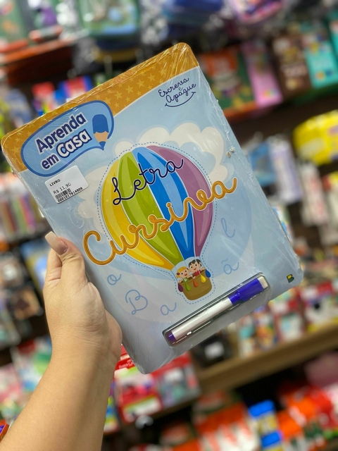 LIVRO PEDAGÓGICO ESCREVA E APAGA LETRA CURSIVA 18/CÓD.7914909 - comprar online