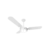 Ventilador de Teto Valen LED 150W 3 Pás Branco 127V