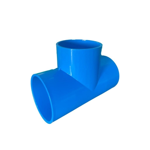 TEE SOLDAVEL AZUL IRRIGAÇÃO 50mm DURO PVC