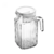 Jarra de Vidro com Tampa Plástica para Porta de Geladeira 650ml Lyor