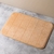 Tapete Antiderrapante Alta Absorção para Banheiro Bege 60x40 Lyor - Eu + Um | Utilidades para Casa