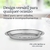 Travessa de Inox Oval 26x20,5cm Acabamento Brilhante e Resistente - Eu + Um | Utilidades para Casa