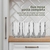 Jogo 6 Copos de Vidro Altos com Detalhes 320ml Home & Co - loja online