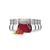 Kit 2 Potes de Vidro com Tampa Hermética 500ml Fido Bormioli Rocco