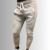Pantalon Clasico Gris Melange
