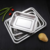 Asadera Fuente Bandeja Rectangular Acero Inoxidable 40 X 30 - tienda online