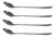 Pack X4 Cucharas De Acero Inoxidable Para Capuchino 19cm Soifer
