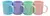 Taza Jarro Clasica Plastico Color Pastel Con Asa 330 Ml