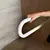 Barral De Seguridad Rebatible Blanco Acero Mozart 57 Cm en internet