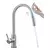 Griferia Cocina Mesada Tactil Touch Cromo Acero Mozart