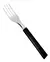 Tenedor Mango Plastico Martinazzo Acero Inoxidable Opa Real
