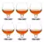 Pack X6 Copa Misket Brandy Cristal Cognac Coñac 390ml