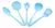 Set Juego Utensilios De Cocina Kit Nylon Colores Pastel - FIRST CONCEPT INTERNACIONAL SRL