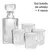 Set Whisky 5 Piezas De Vidrio 1 Botella + 4 Vasos Soifer