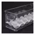 Organizador Porta Huevos Plasutil 10x30 Cm Huevera Acrilico en internet