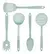 Set Juego Utensilios De Cocina Kit Nylon Colores Pastel - comprar online