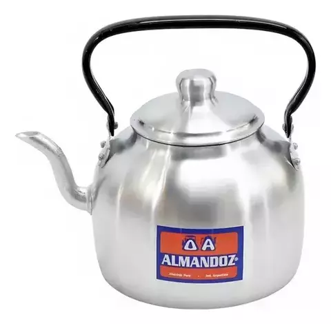 Pava Gastronómica Aluminio N° 28 Charol Pico Matero 10,75 Lt Almandoz