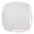 Plato Postre Blanco De Melamina Cuadrado N20