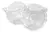 Set X6 Compoteras Bowl De Vidrio Labrado 13 Cm Frida Soifer en internet