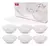 Set X6 Compoteras Bowl De Vidrio Labrado 12.5 Cm Rose en internet