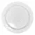 Plato Playo Enlozado Blanco 26cm Linea Peltre Jovifel