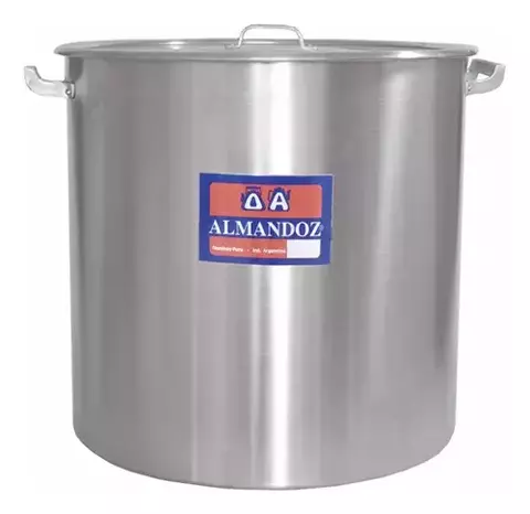 Olla Gastronómica de Aluminio Reforzado N°55- 131 Litros Almandoz