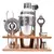 Set Kit Bartender Barman Coctelera Tragos Bebidas Acero Inox