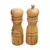 Set Salero Pimentero Molinillo Madera 12,5cm Acero Carol