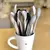 Cucharas Trago Largo Coctel Plastico Colores 23 Cm - FIRST CONCEPT INTERNACIONAL SRL