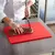 Tabla De Picar Cortar Plastico 50cm X 35cm Profesional ROJA en internet