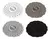 Set X 2 Tapon Rejilla Filtro Para Bacha Cocina Baño Silicona