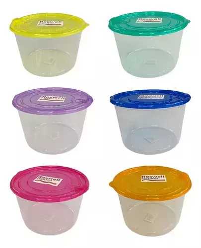 Hermético Contenedor Plástico Tuper Roswell 1000 Ml
