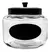 Frasco Tarro De Vidrio Con Tapa y pizarra 3200ml