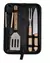 Set De Asador Con Estuche 4 Piezas Parrillero Kit Asado