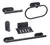 Set Accesorios Baño London 5 Piezas Negro Mozart