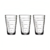 Pack X 3 Vasos De Vidrio "Buzios" Para Agua De 470ml