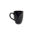 Taza Jarro Conico Con Lineas Cafe Ceramica Con Asas 325ml NEGRO - comprar online