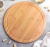 Plato Playo Grande De Madera Bambu Tabla Asado 25cm Redonda - comprar online